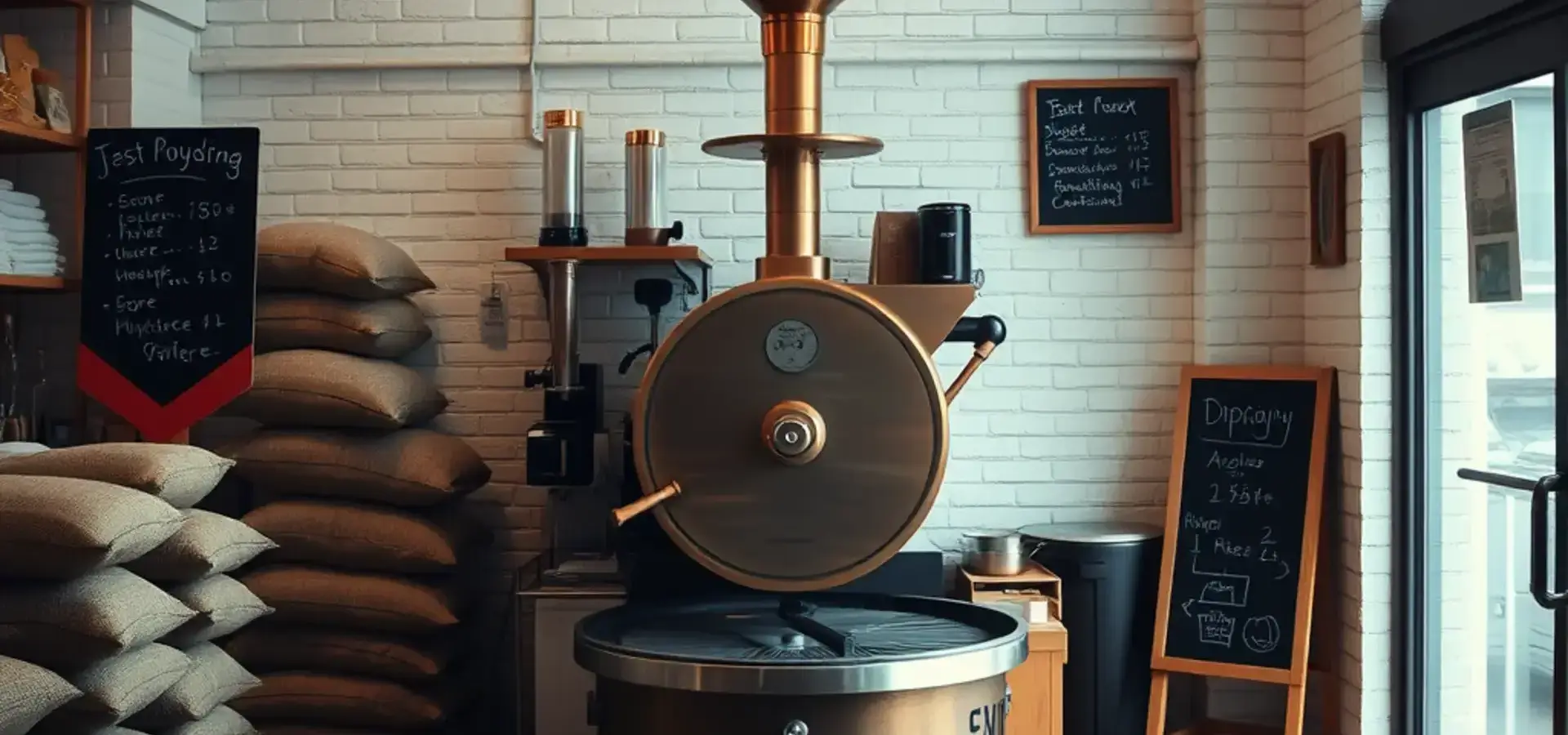 COFFEE AND TEA LTD の焙煎所